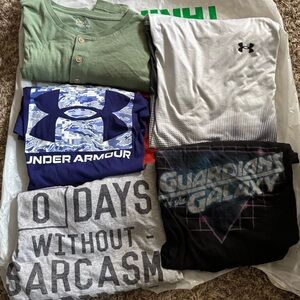 Men’s XL Tall Shirts Bundle - 5 shirts